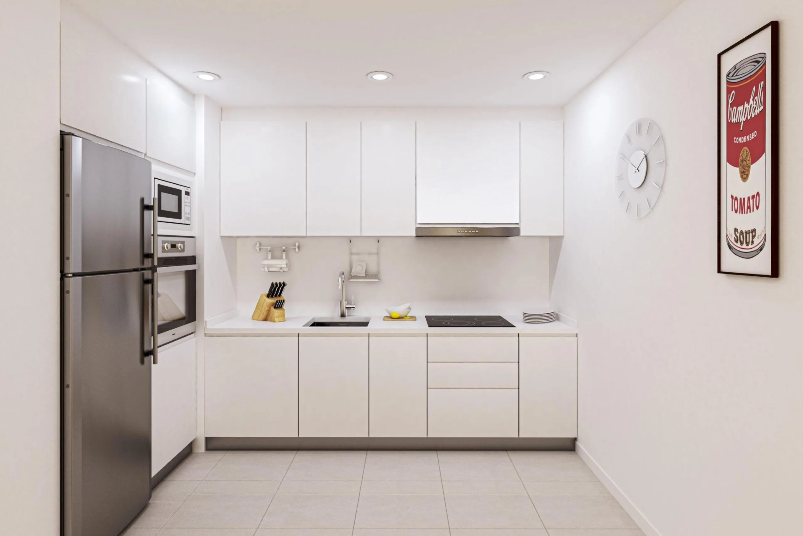 NEW BUILD APARTMENTS IN MALAGA& & New Build residential complex consists of 35 apartments distributed in Ground Floor+7 in two buildings, with various types of 1 and 2 bedrooms in a unique building in the city centre. With a modern and contemporary 