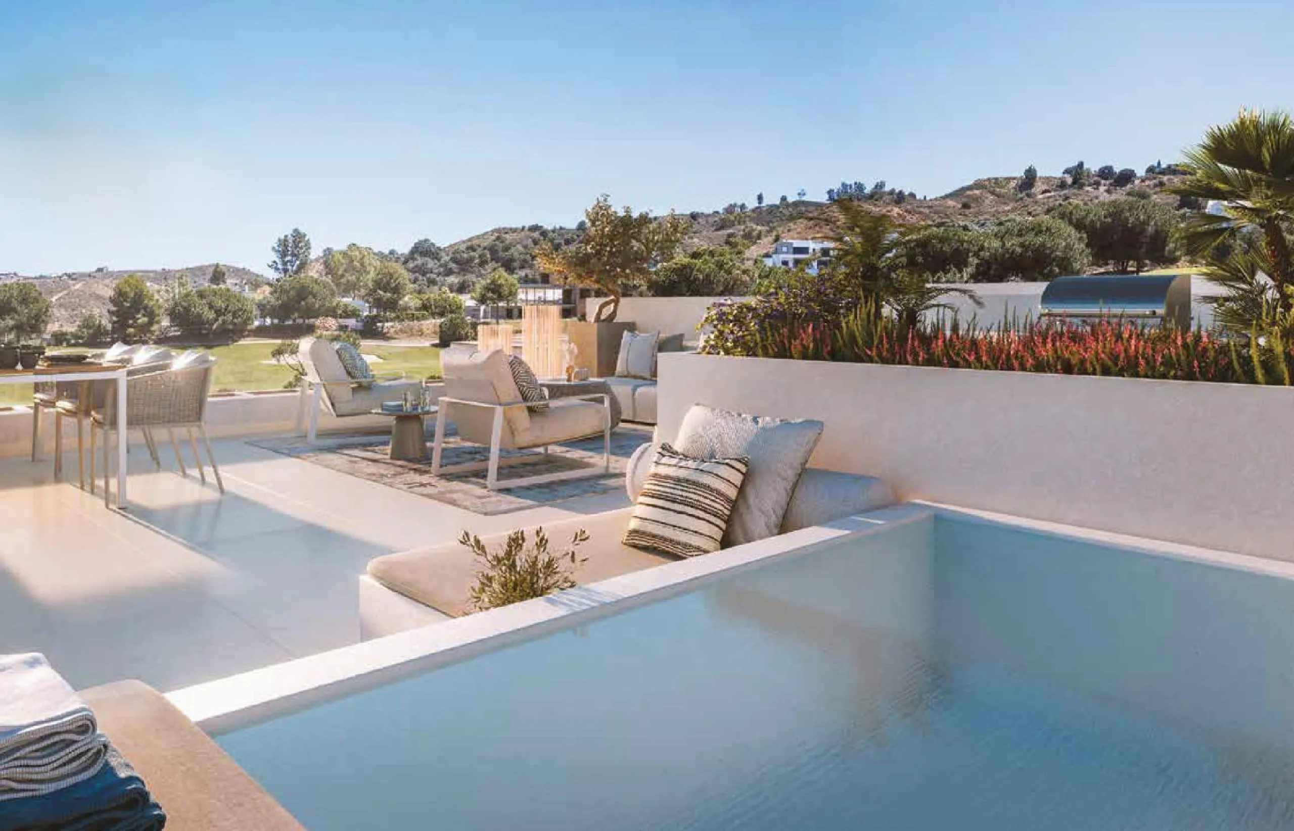 NEW BUILD TOWNOUSES NEAR MIJAS ON THE GOLF RESORT& & Luxury New Build residential of 58 incredible 2 and 3 bedroom townhouses to be built to the highest specification overlooking the renowned La Cala Resort Golf course. Reaching the pinnacle of cont