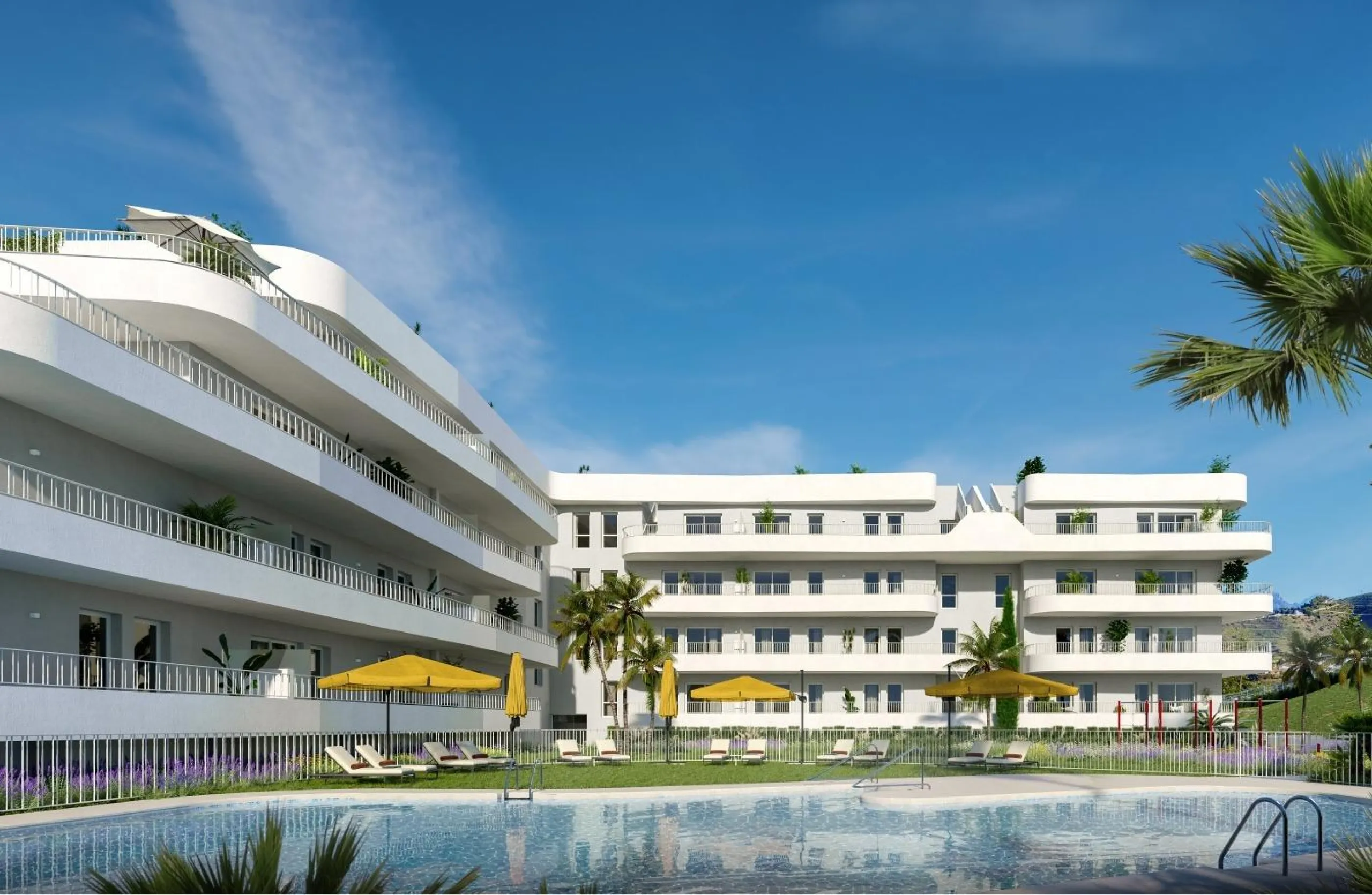 NEW BUILD RESIDENTIAL COMPLEX IN FUENGIROLA& & An exclusive New Build residential complex in Fuengirola to enjoy the privileged sunsets of the Costa del Sol.& & Consisting of two buildings with 74 apartments and penthouses, including two parki