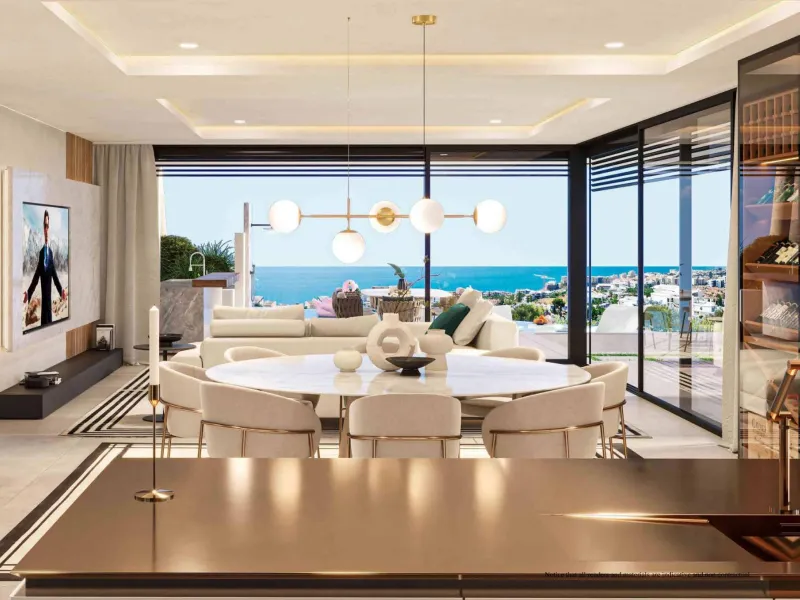 NEW BUILD VILLAS IN BENALMADENA & & Located in the prestigious La Capellanía area, this exclusive collection of seven Luxurious New Build villas offers unparalleled views of the Mediterranean Sea, majestic mountains, and the scenic landscapes of Mij