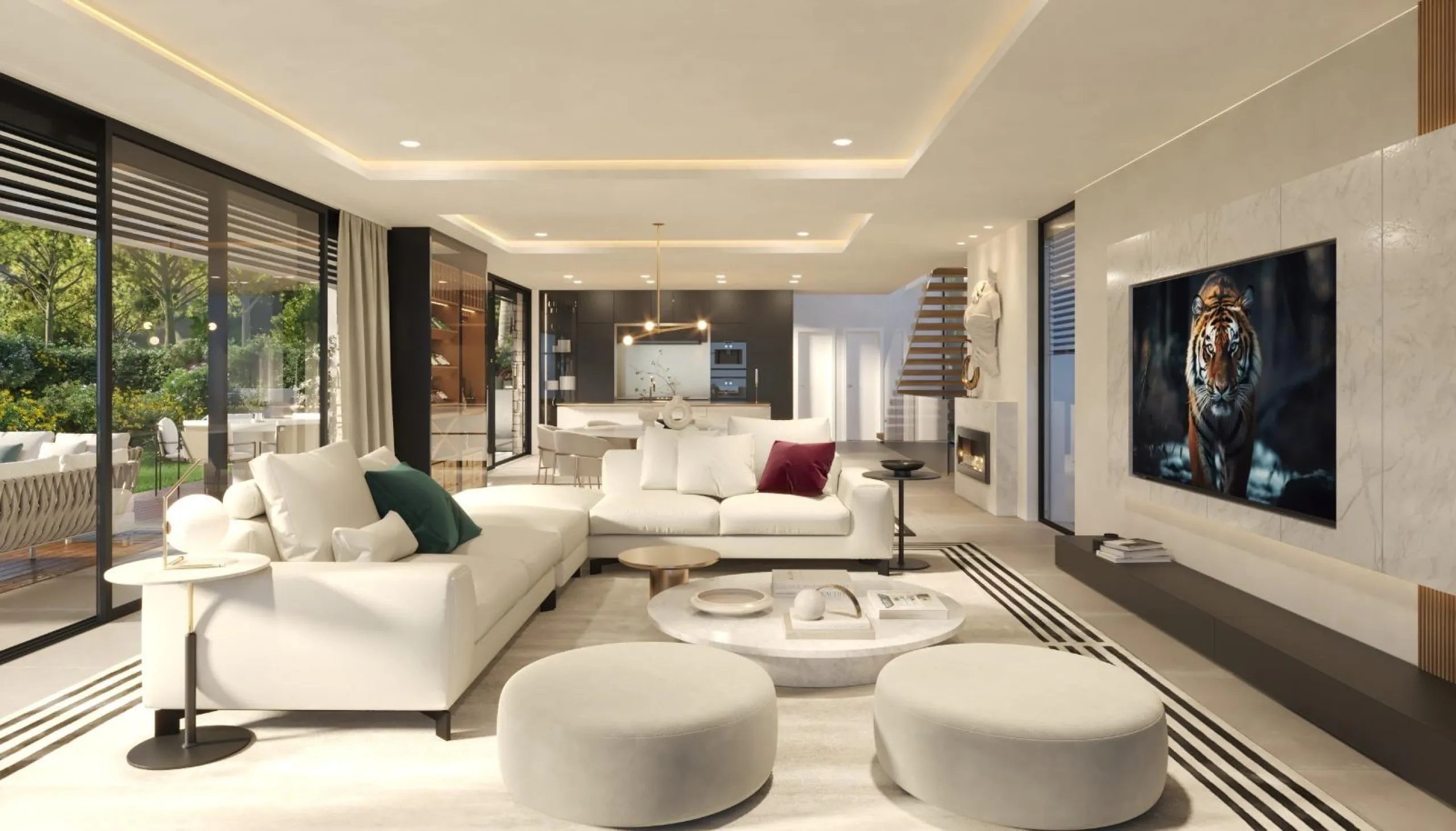 NEW BUILD VILLAS IN BENALMADENA & & Located in the prestigious La Capellanía area, this exclusive collection of seven Luxurious New Build villas offers unparalleled views of the Mediterranean Sea, majestic mountains, and the scenic landscapes of Mij