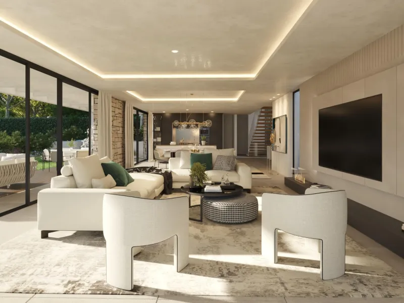 NEW BUILD VILLAS IN BENALMADENA & & Located in the prestigious La Capellanía area, this exclusive collection of seven Luxurious New Build villas offers unparalleled views of the Mediterranean Sea, majestic mountains, and the scenic landscapes of Mij