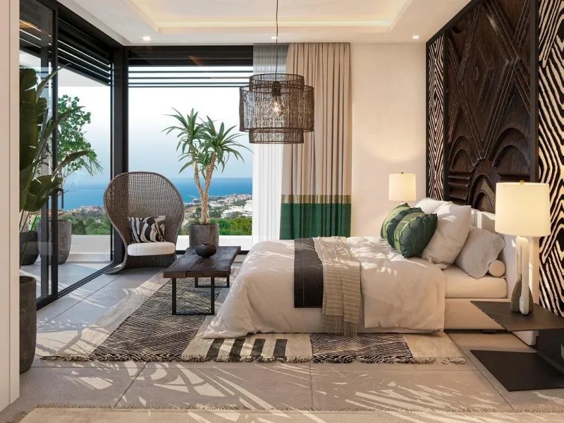 NEW BUILD VILLAS IN BENALMADENA & & Located in the prestigious La Capellanía area, this exclusive collection of seven Luxurious New Build villas offers unparalleled views of the Mediterranean Sea, majestic mountains, and the scenic landscapes of Mij