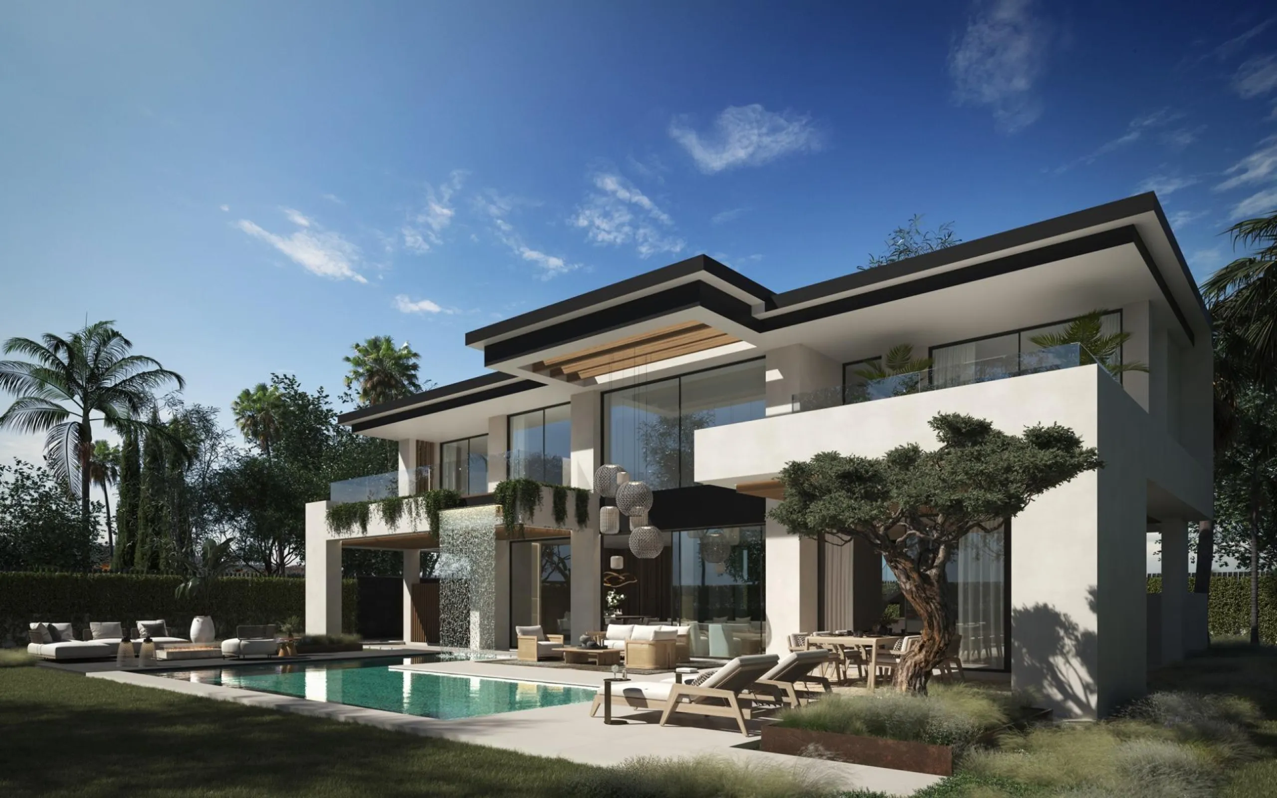 NEW BUILD VILLAS IN MARBELLA & & New Build development of Villas in Marbella, located in a unique and privileged environment, where, within walking distance walking distance to, among other things, the sea with its promenade and its different promen