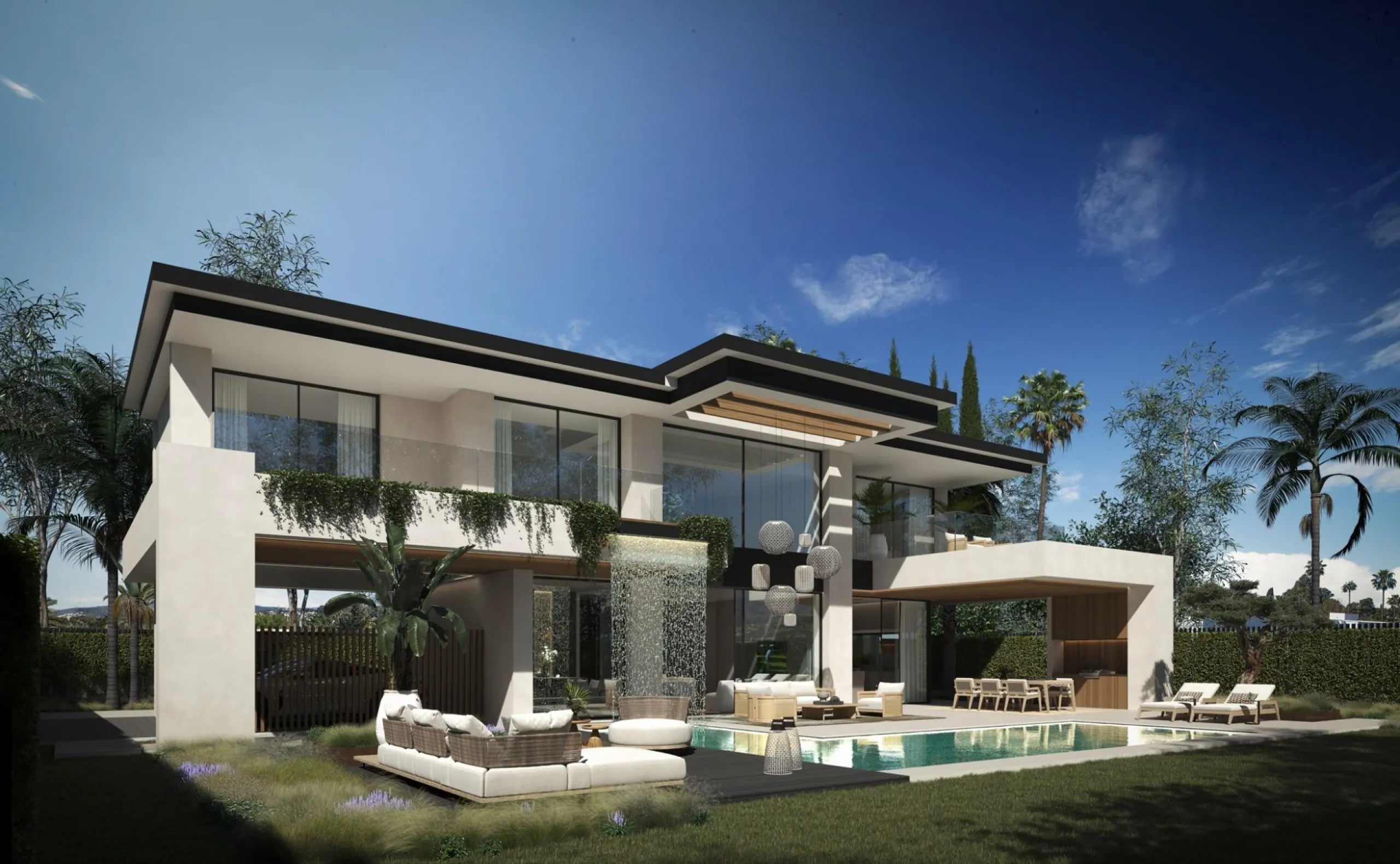 NEW BUILD VILLAS IN MARBELLA & & New Build development of Villas in Marbella, located in a unique and privileged environment, where, within walking distance walking distance to, among other things, the sea with its promenade and its different promen