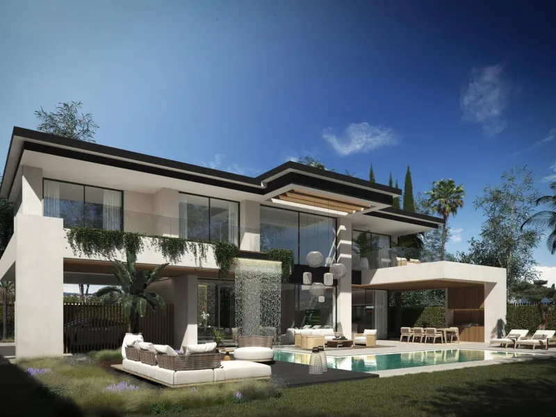 NEW BUILD VILLAS IN MARBELLA & & New Build development of Villas in Marbella, located in a unique and privileged environment, where, within walking distance walking distance to, among other things, the sea with its promenade and its different promen