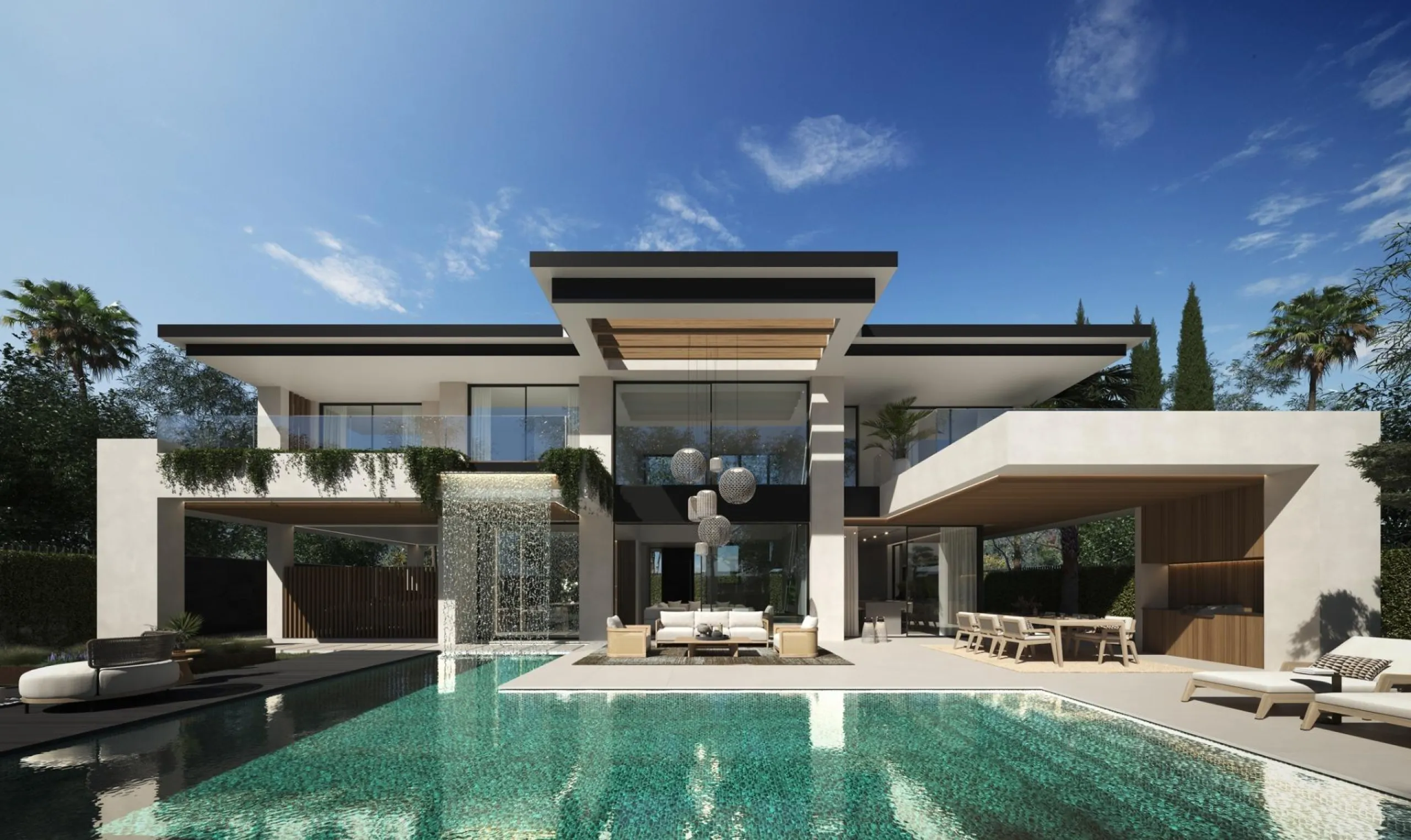 NEW BUILD VILLAS IN MARBELLA & & New Build development of Villas in Marbella, located in a unique and privileged environment, where, within walking distance walking distance to, among other things, the sea with its promenade and its different promen