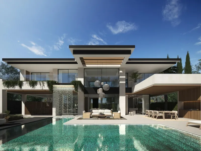 NEW BUILD VILLAS IN MARBELLA & & New Build development of Villas in Marbella, located in a unique and privileged environment, where, within walking distance walking distance to, among other things, the sea with its promenade and its different promen