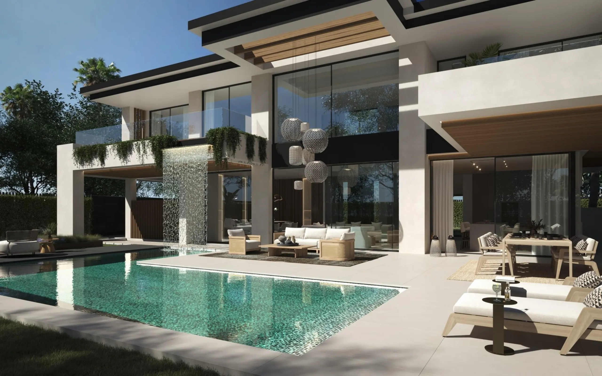 NEW BUILD VILLAS IN MARBELLA & & New Build development of Villas in Marbella, located in a unique and privileged environment, where, within walking distance walking distance to, among other things, the sea with its promenade and its different promen