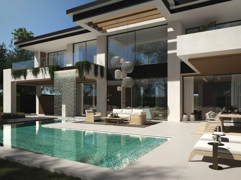 NEW BUILD VILLAS IN MARBELLA & & New Build development of Villas in Marbella, located in a unique and privileged environment, where, within walking distance walking distance to, among other things, the sea with its promenade and its different promen