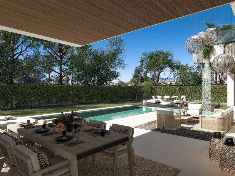 NEW BUILD VILLAS IN MARBELLA & & New Build development of Villas in Marbella, located in a unique and privileged environment, where, within walking distance walking distance to, among other things, the sea with its promenade and its different promen