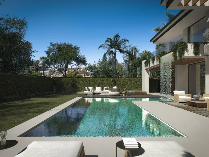 NEW BUILD VILLAS IN MARBELLA & & New Build development of Villas in Marbella, located in a unique and privileged environment, where, within walking distance walking distance to, among other things, the sea with its promenade and its different promen