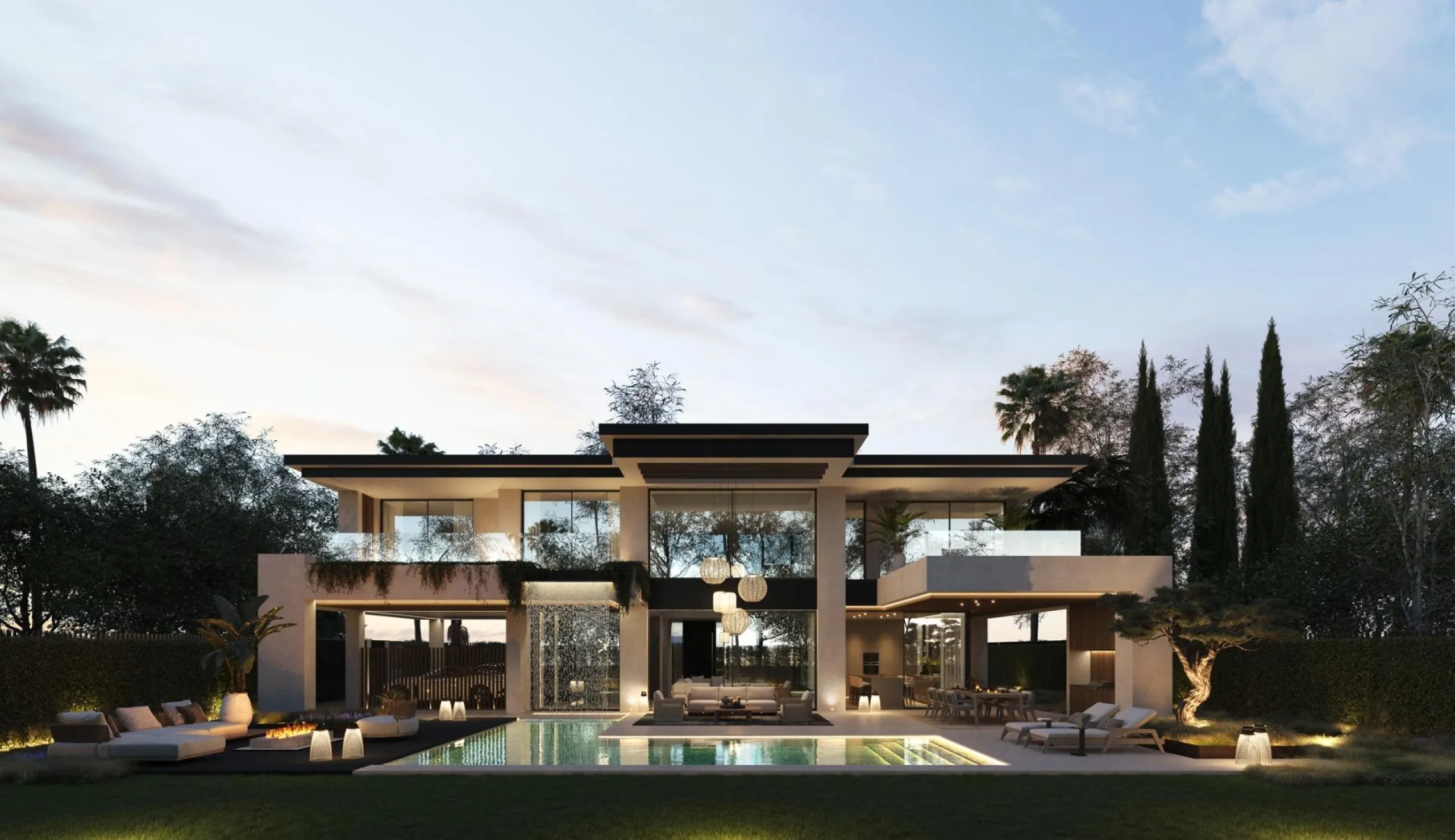 NEW BUILD VILLAS IN MARBELLA & & New Build development of Villas in Marbella, located in a unique and privileged environment, where, within walking distance walking distance to, among other things, the sea with its promenade and its different promen
