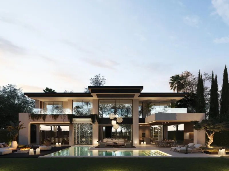 NEW BUILD VILLAS IN MARBELLA & & New Build development of Villas in Marbella, located in a unique and privileged environment, where, within walking distance walking distance to, among other things, the sea with its promenade and its different promen