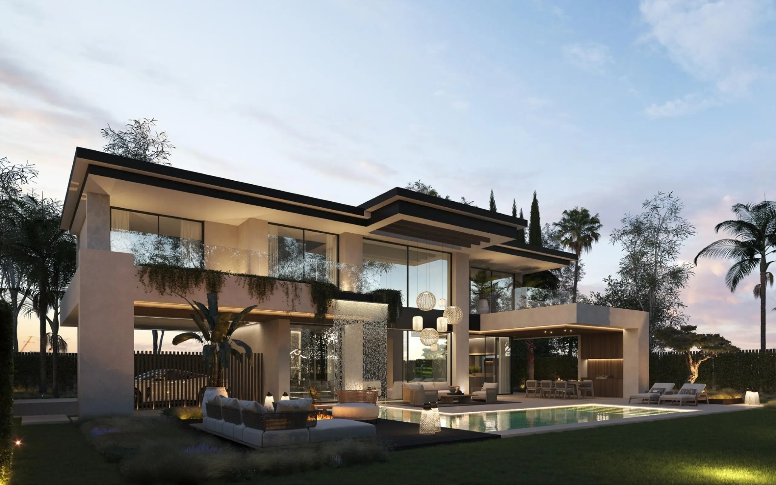 NEW BUILD VILLAS IN MARBELLA & & New Build development of Villas in Marbella, located in a unique and privileged environment, where, within walking distance walking distance to, among other things, the sea with its promenade and its different promen