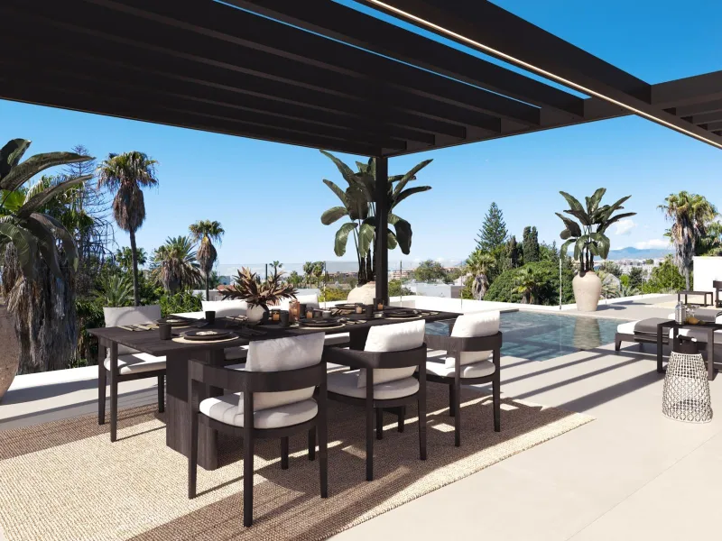 NEW BUILD VILLAS IN MARBELLA & & New Build development of Villas in Marbella, located in a unique and privileged environment, where, within walking distance walking distance to, among other things, the sea with its promenade and its different promen