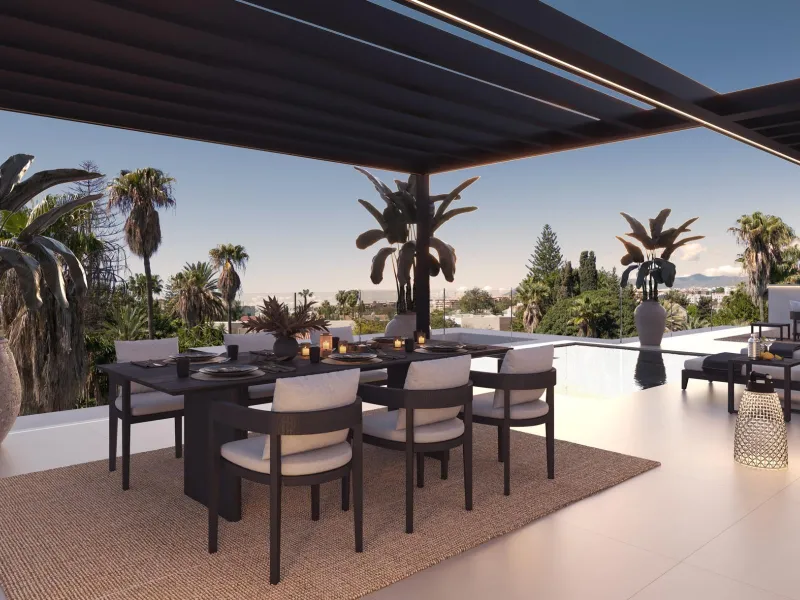 NEW BUILD VILLAS IN MARBELLA & & New Build development of Villas in Marbella, located in a unique and privileged environment, where, within walking distance walking distance to, among other things, the sea with its promenade and its different promen