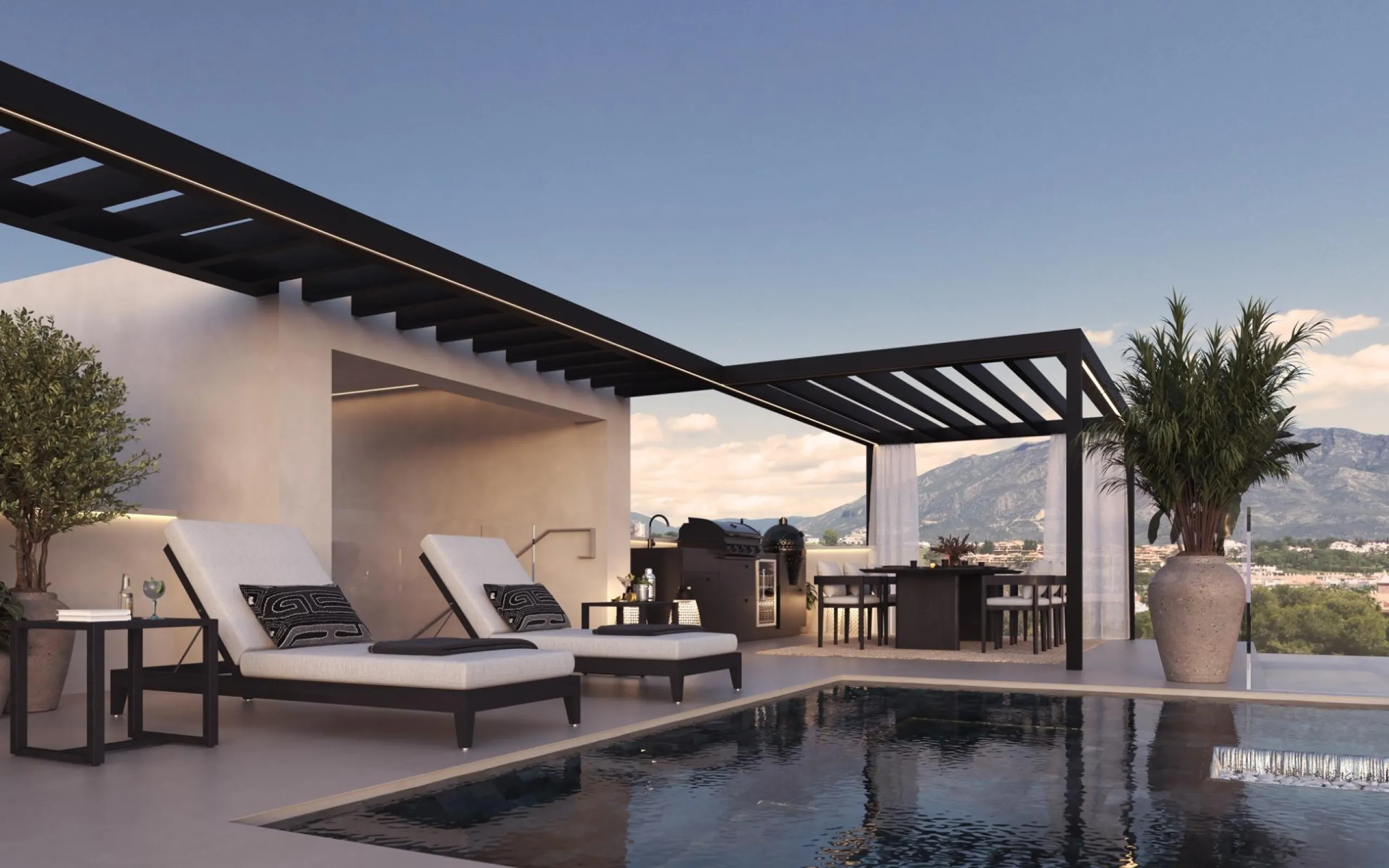 NEW BUILD VILLAS IN MARBELLA & & New Build development of Villas in Marbella, located in a unique and privileged environment, where, within walking distance walking distance to, among other things, the sea with its promenade and its different promen
