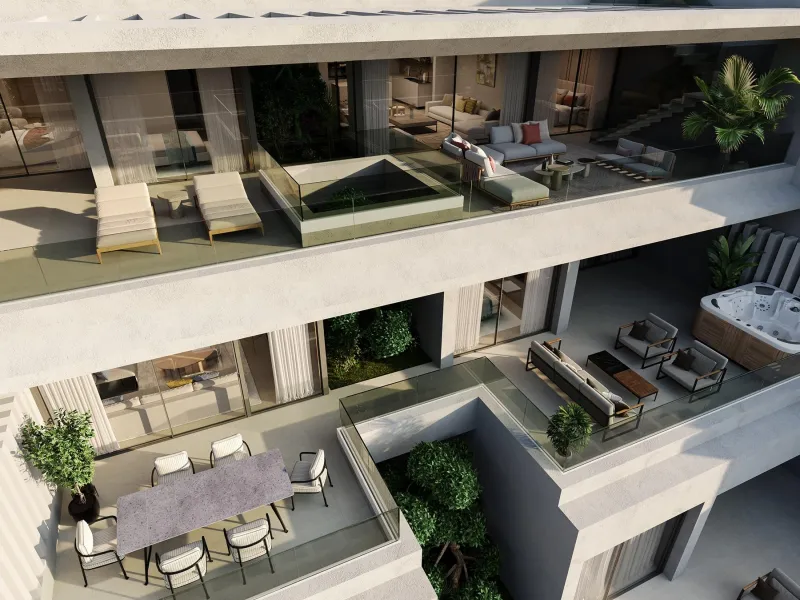 NEW BUILD RESIDENTIAL COMPLEX IN CASARES& & A private beach right on your doorstep. Turquoise waters in a tropical setting. An exclusive Mediterranean-style residential complex of properties with large terraces and high-quality finishes. Luxury 38 a