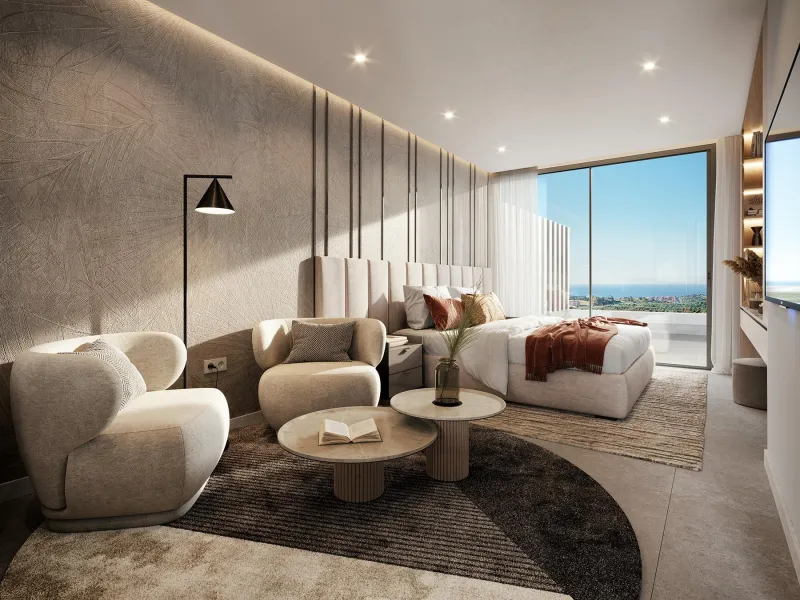 NEW BUILD RESIDENTIAL COMPLEX IN CASARES& & A private beach right on your doorstep. Turquoise waters in a tropical setting. An exclusive Mediterranean-style residential complex of properties with large terraces and high-quality finishes. Luxury 38 a