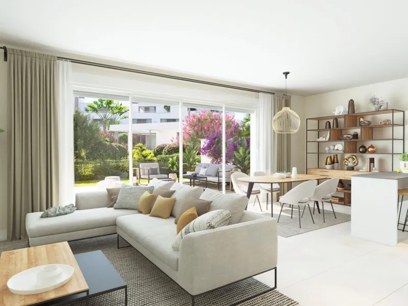 NEW BUILD RESIDENTIAL COMPLEX NEAR ESTEPONA& & New Build stylish and contemporary development of 95 apartments and penthouses, located in a convenient and central location on the New Golden Mile. Whether you are looking for the perfect holiday home 