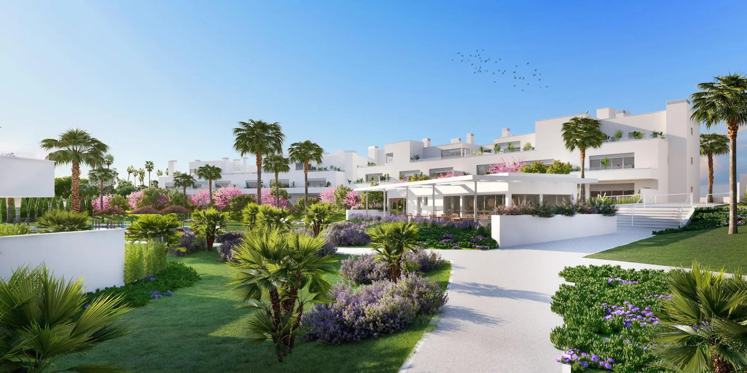 NEW BUILD RESIDENTIAL COMPLEX NEAR ESTEPONA& & New Build stylish and contemporary development of 95 apartments and penthouses, located in a convenient and central location on the New Golden Mile. Whether you are looking for the perfect holiday home 
