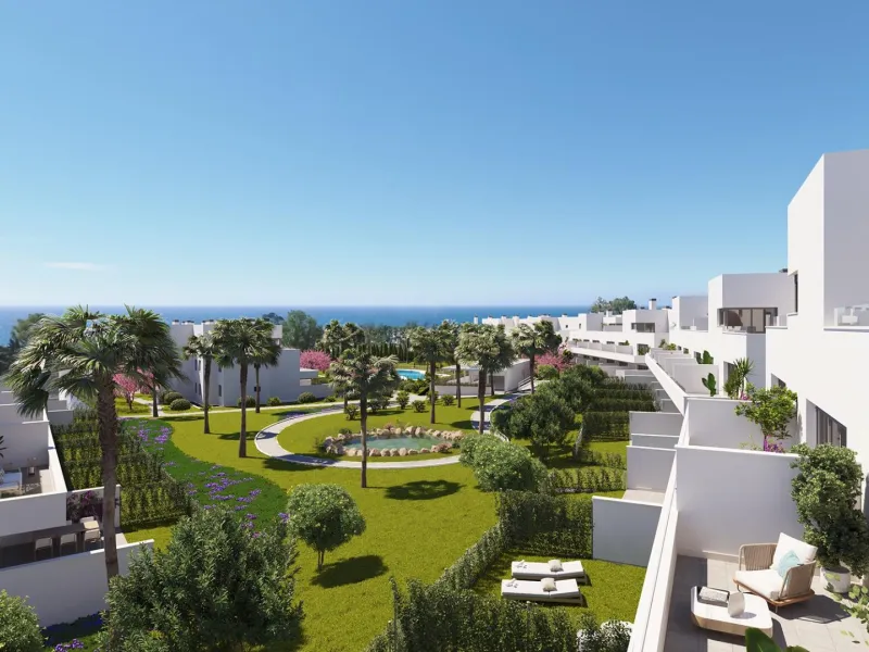 NEW BUILD RESIDENTIAL COMPLEX NEAR ESTEPONA& & New Build stylish and contemporary development of 95 apartments and penthouses, located in a convenient and central location on the New Golden Mile. Whether you are looking for the perfect holiday home 