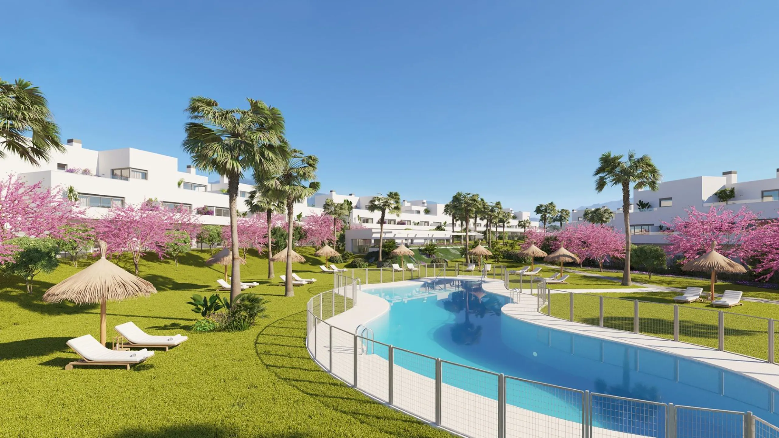 NEW BUILD RESIDENTIAL COMPLEX NEAR ESTEPONA& & New Build stylish and contemporary development of 95 apartments and penthouses, located in a convenient and central location on the New Golden Mile. Whether you are looking for the perfect holiday home 