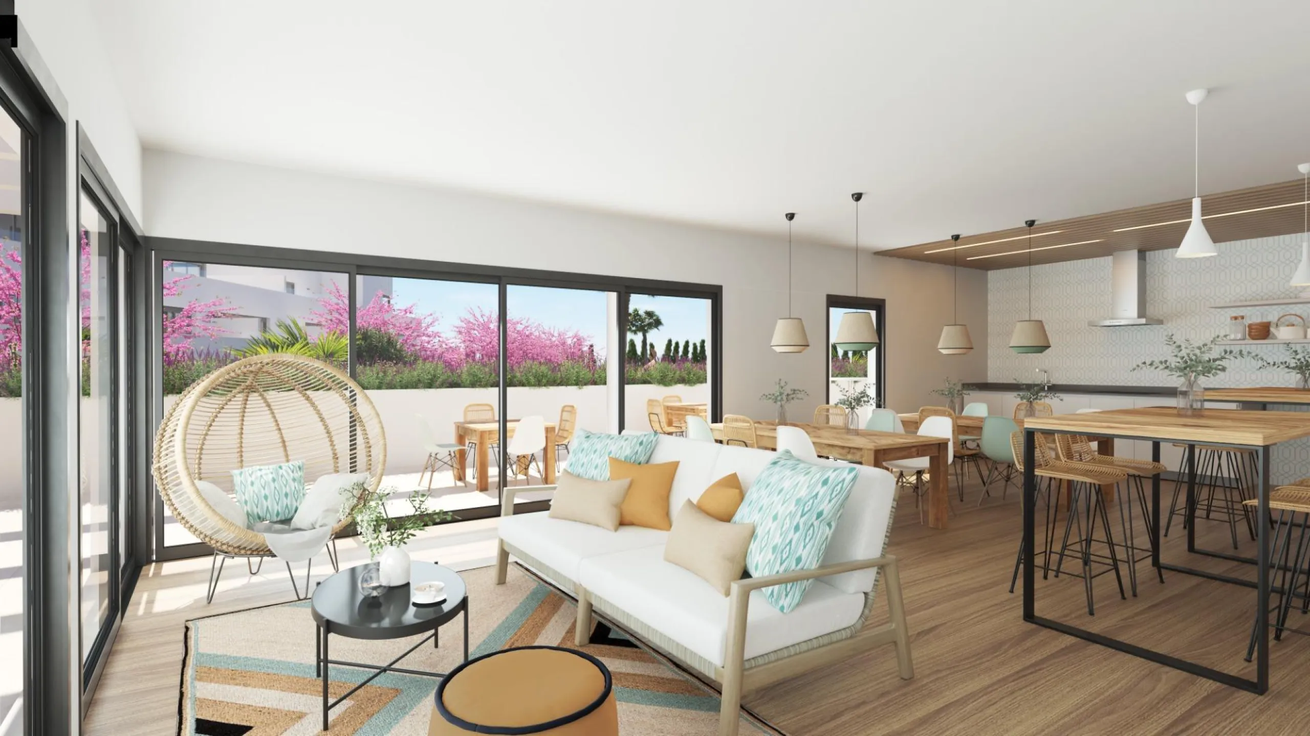 NEW BUILD RESIDENTIAL COMPLEX NEAR ESTEPONA& & New Build stylish and contemporary development of 95 apartments and penthouses, located in a convenient and central location on the New Golden Mile. Whether you are looking for the perfect holiday home 