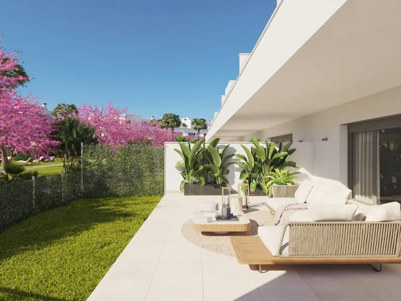 NEW BUILD RESIDENTIAL COMPLEX NEAR ESTEPONA& & New Build stylish and contemporary development of 95 apartments and penthouses, located in a convenient and central location on the New Golden Mile. Whether you are looking for the perfect holiday home 