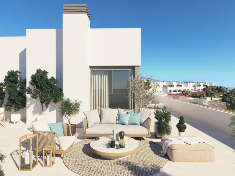 NEW BUILD RESIDENTIAL COMPLEX NEAR ESTEPONA& & New Build stylish and contemporary development of 95 apartments and penthouses, located in a convenient and central location on the New Golden Mile. Whether you are looking for the perfect holiday home 