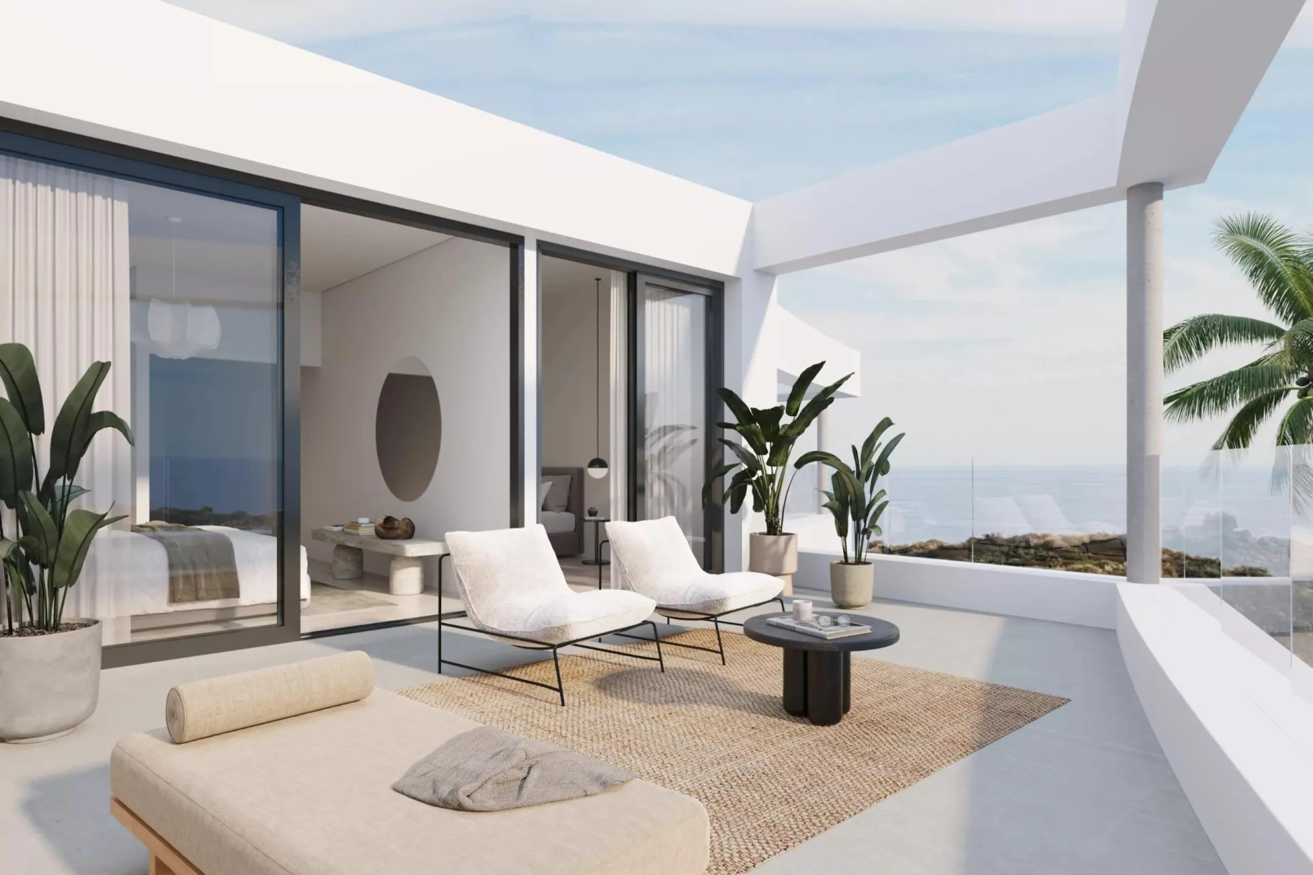 NEW BUILD TOWNHOUSES NEAR MIJAS& & New Build exclusive project of townhouses and semi-detached villas near Mijas with an elegant Scandinavian design blends harmoniously with the surrounding nature. The architecture of the properties follows seamless