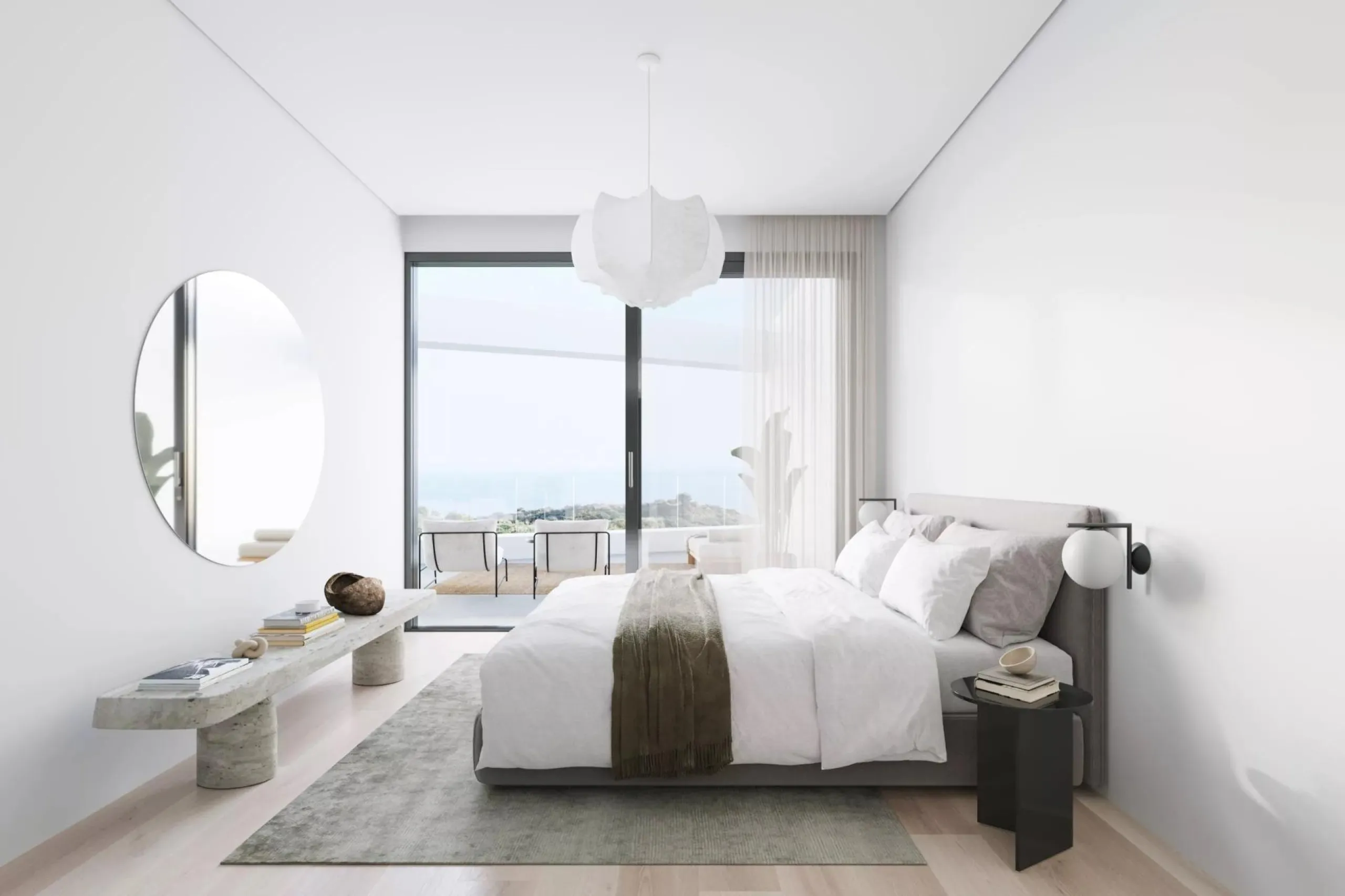 NEW BUILD TOWNHOUSES NEAR MIJAS& & New Build exclusive project of townhouses and semi-detached villas near Mijas with an elegant Scandinavian design blends harmoniously with the surrounding nature. The architecture of the properties follows seamless