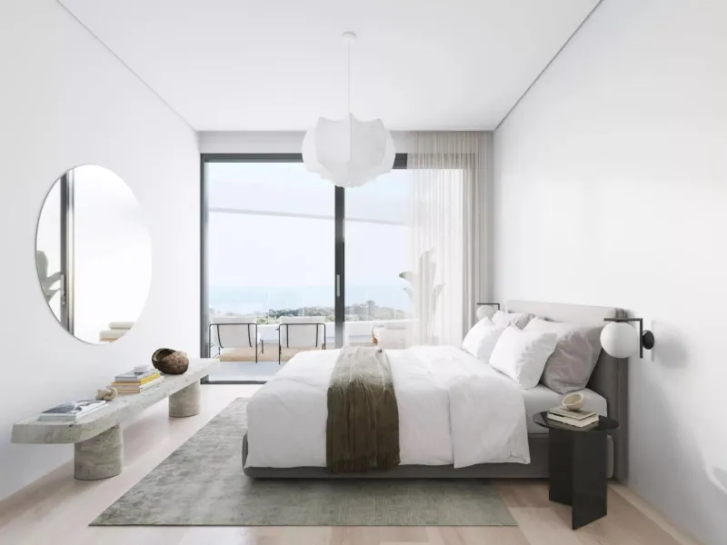 NEW BUILD TOWNHOUSES NEAR MIJAS& & New Build exclusive project of townhouses and semi-detached villas near Mijas with an elegant Scandinavian design blends harmoniously with the surrounding nature. The architecture of the properties follows seamless