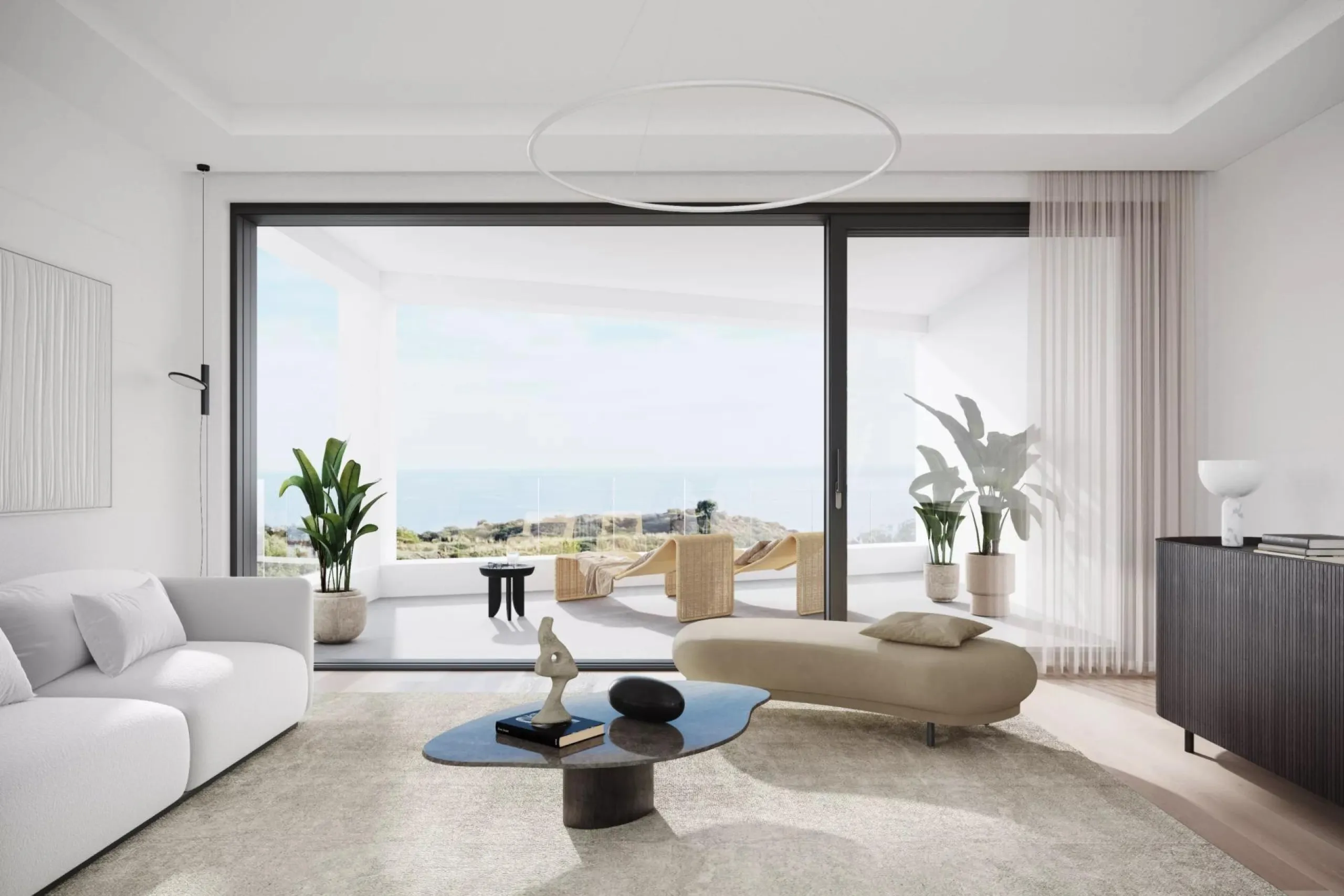 NEW BUILD TOWNHOUSES NEAR MIJAS& & New Build exclusive project of townhouses and semi-detached villas near Mijas with an elegant Scandinavian design blends harmoniously with the surrounding nature. The architecture of the properties follows seamless