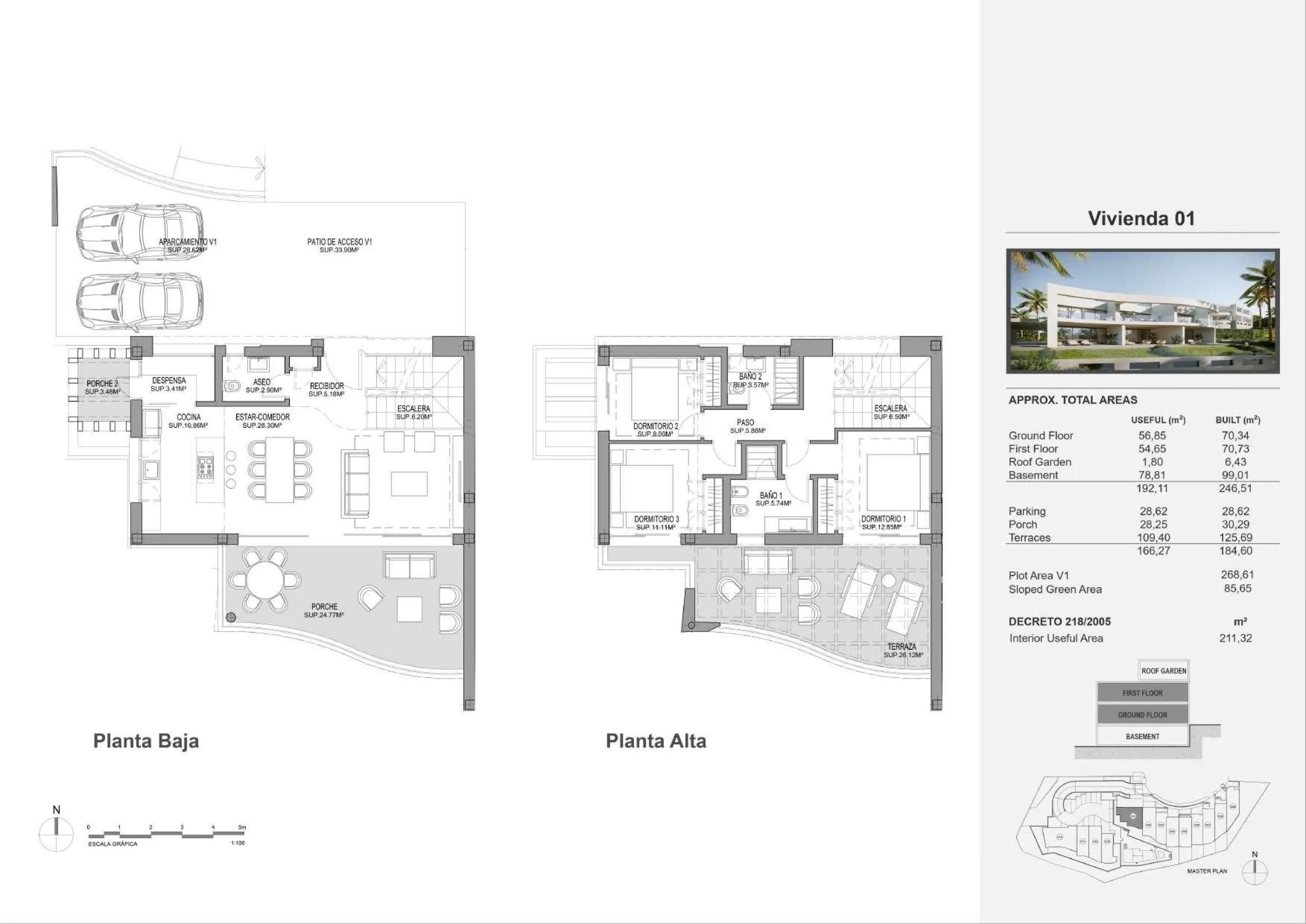 NEW BUILD TOWNHOUSES NEAR MIJAS& & New Build exclusive project of townhouses and semi-detached villas near Mijas with an elegant Scandinavian design blends harmoniously with the surrounding nature. The architecture of the properties follows seamless