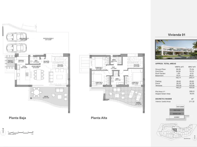 NEW BUILD TOWNHOUSES NEAR MIJAS& & New Build exclusive project of townhouses and semi-detached villas near Mijas with an elegant Scandinavian design blends harmoniously with the surrounding nature. The architecture of the properties follows seamless