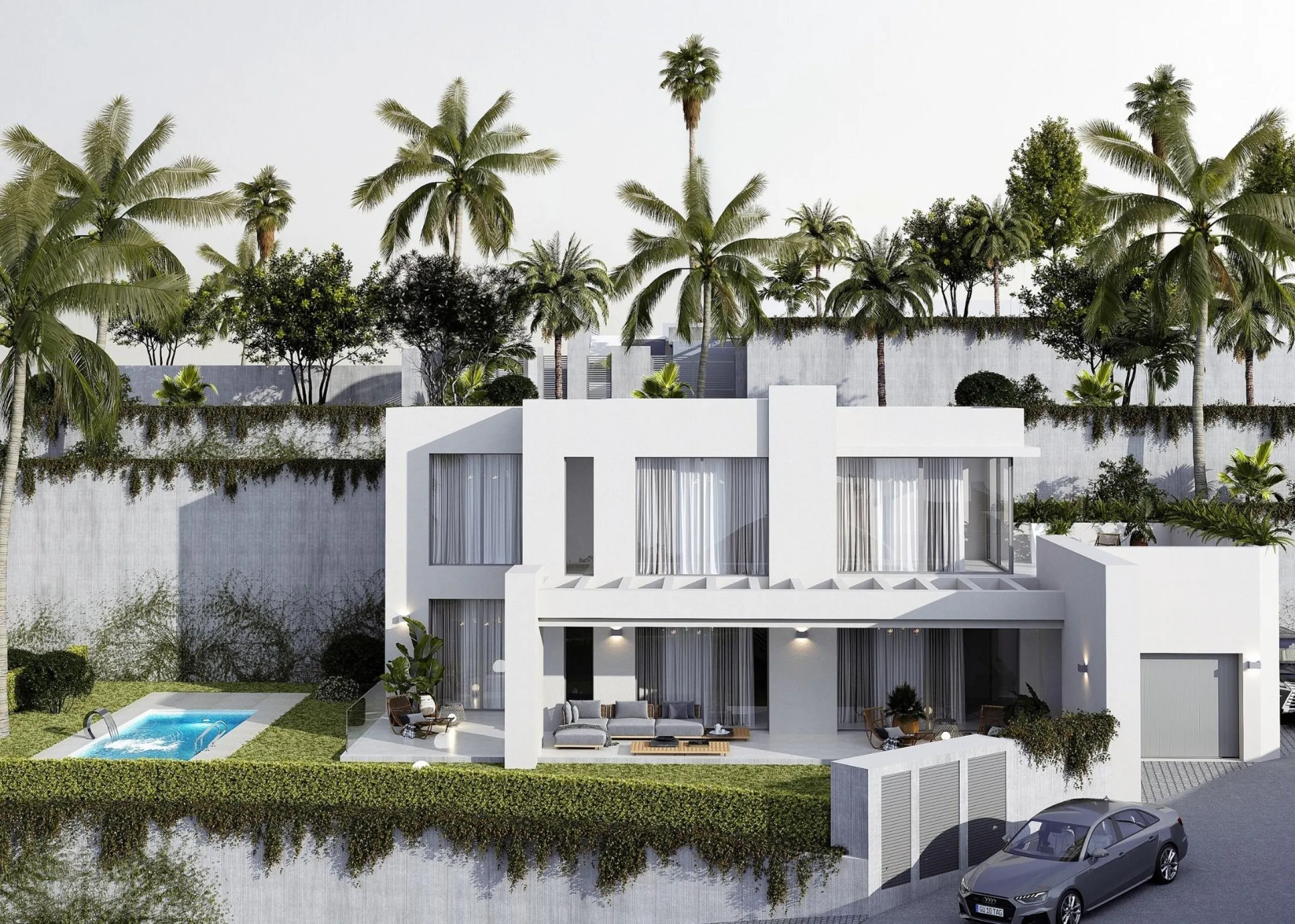 New Build Luxury Villas in Mijas& & New build unique development of exclusive four-bedroom villas boasting spectacular views, contemporary architectural style, and the latest in-home technology.& These stunning properties offer you a combination 