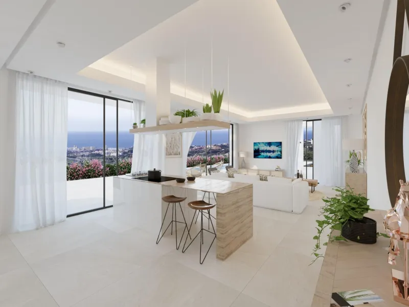 New Build Luxury Villas in Mijas& & New build unique development of exclusive four-bedroom villas boasting spectacular views, contemporary architectural style, and the latest in-home technology.& These stunning properties offer you a combination 