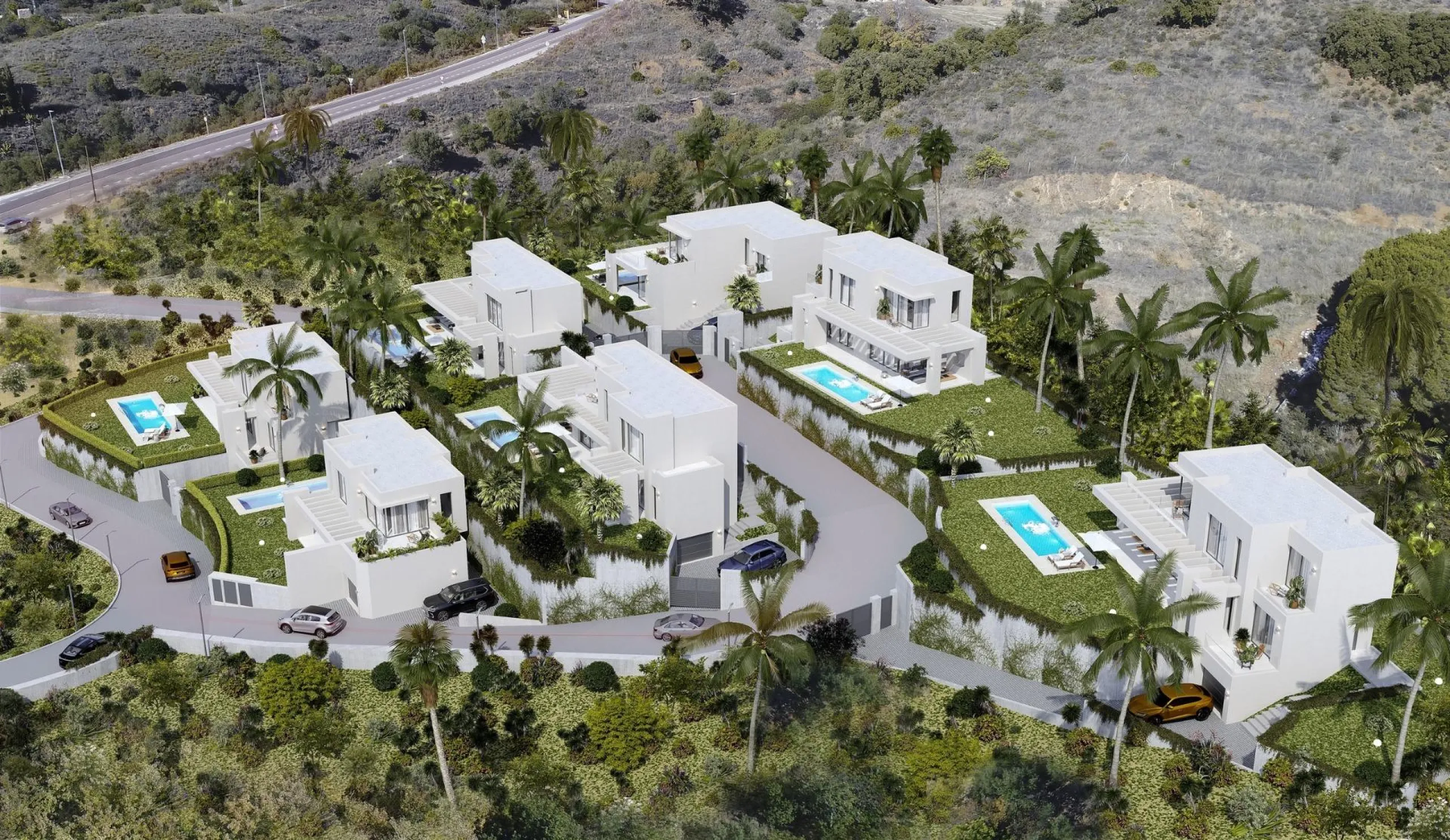 New Build Luxury Villas in Mijas& & New build unique development of exclusive four-bedroom villas boasting spectacular views, contemporary architectural style, and the latest in-home technology.& These stunning properties offer you a combination 