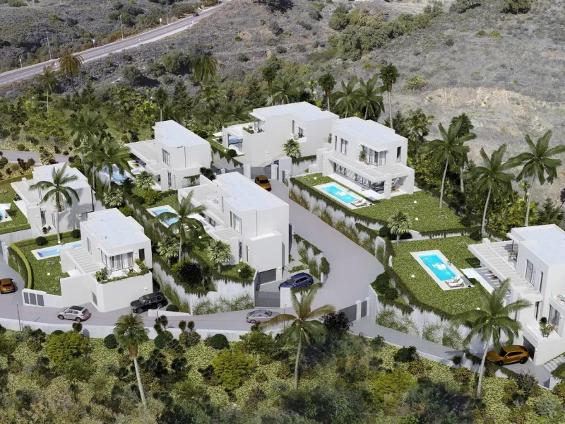 New Build Luxury Villas in Mijas& & New build unique development of exclusive four-bedroom villas boasting spectacular views, contemporary architectural style, and the latest in-home technology.& These stunning properties offer you a combination 