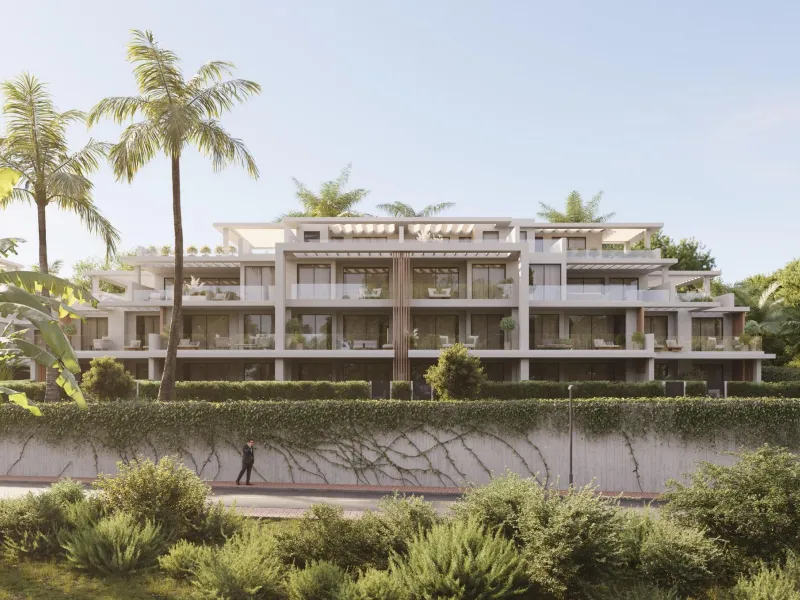 New Build Residential Complex Near Estepona& & Welcome to your dream home! This stunning new build residential complex offers a selection of luxurious apartments and penthouses with breathtaking sea views, located in Resinera Voladilla, just minutes