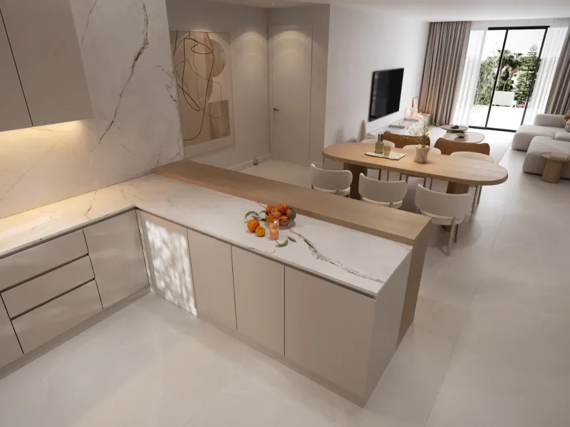 New Build Residential Complex Near Estepona& & Welcome to your dream home! This stunning new build residential complex offers a selection of luxurious apartments and penthouses with breathtaking sea views, located in Resinera Voladilla, just minutes