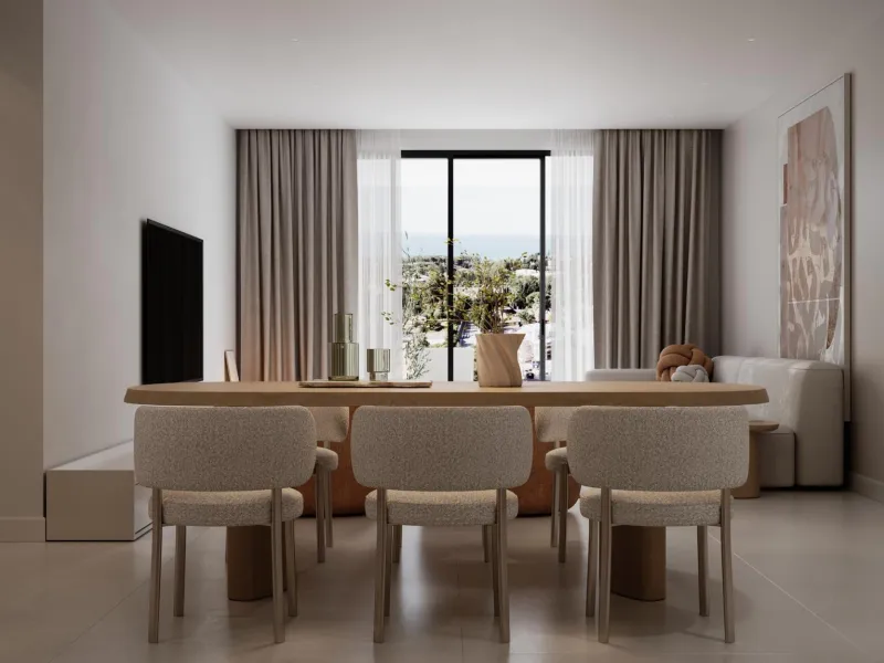 New Build Residential Complex Near Estepona& & Welcome to your dream home! This stunning new build residential complex offers a selection of luxurious apartments and penthouses with breathtaking sea views, located in Resinera Voladilla, just minutes