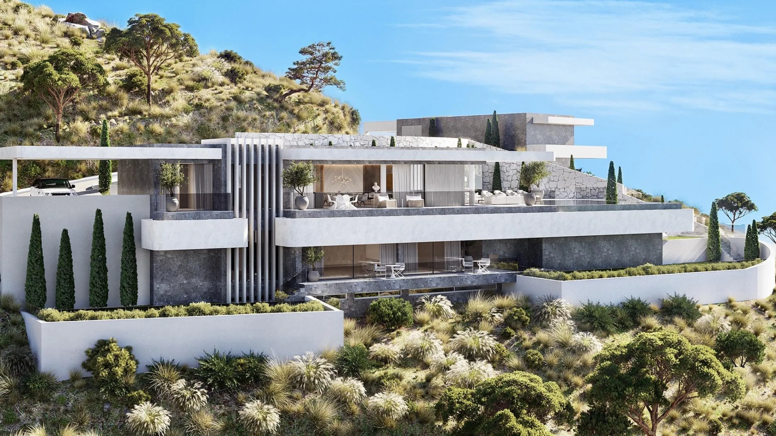 Designer Villa with Panoramic Sea Views in Real de La Quinta, Benahavís