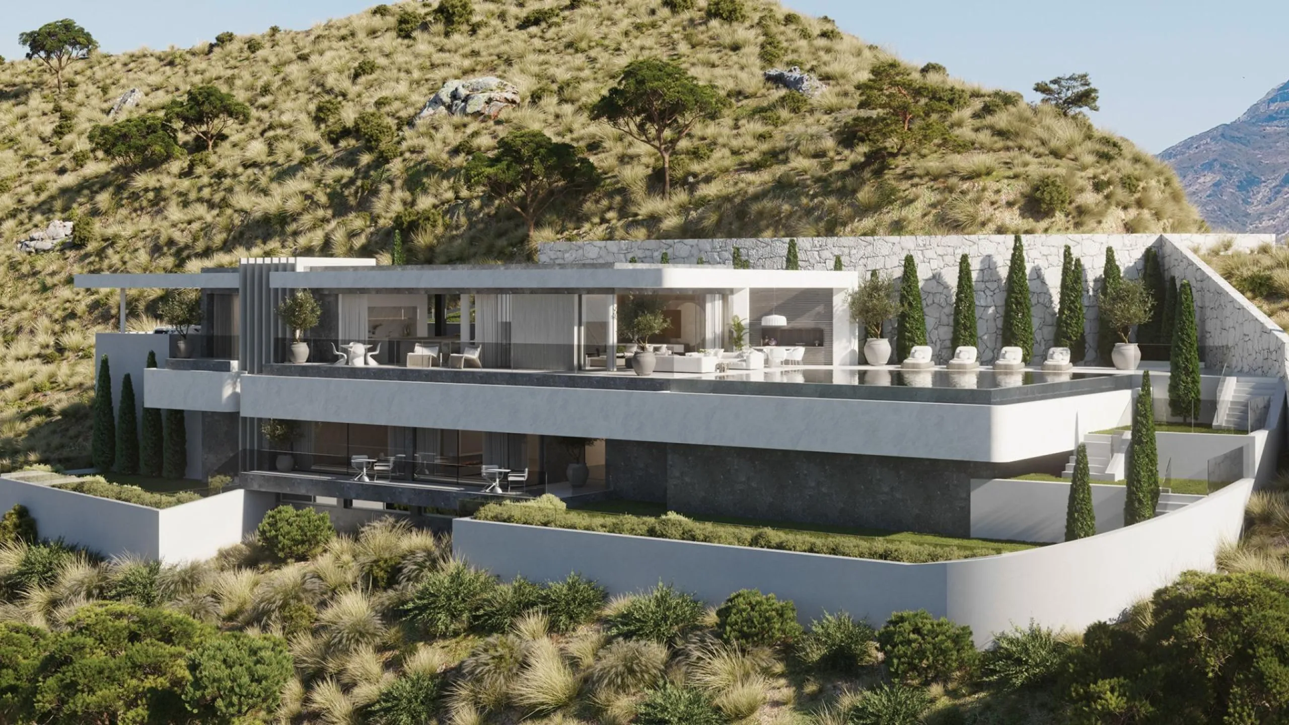 Designer Villa with Panoramic Sea Views in Real de La Quinta, Benahavís