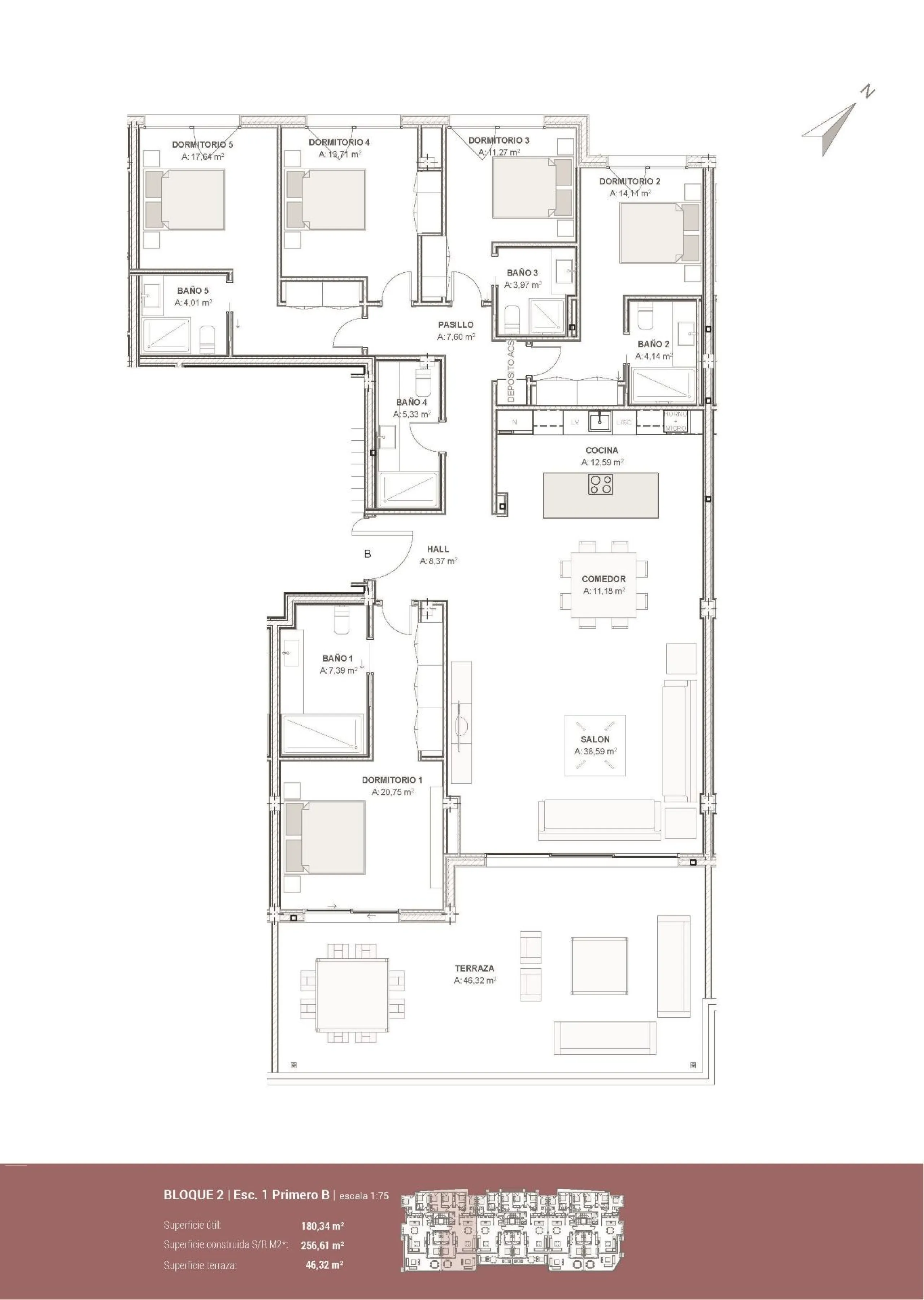 NEW BUILD RESIDENTIAL COMPLEX NEAR ESTEPONA& & New Build exclusive luxury development located in the coveted New Golden Mile, Estepona. This impressive complex offers apartments with 3, 4, and 5 bedrooms, with sizes ranging from 200 to 300 m2, desig