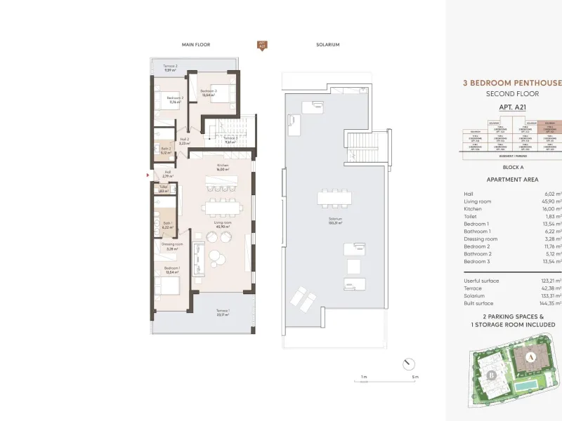 New Build Residential Complex Near Estepona& & Welcome to your dream home! This stunning new build residential complex offers a selection of luxurious apartments and penthouses with breathtaking sea views, located in Resinera Voladilla, just minutes