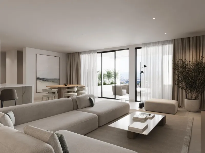 New Build Residential Complex Near Estepona& & Welcome to your dream home! This stunning new build residential complex offers a selection of luxurious apartments and penthouses with breathtaking sea views, located in Resinera Voladilla, just minutes