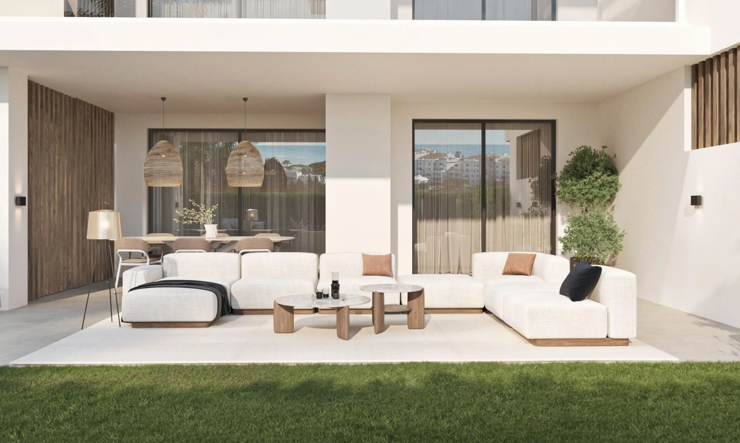 New Build Residential Complex Near Estepona& & Welcome to your dream home! This stunning new build residential complex offers a selection of luxurious apartments and penthouses with breathtaking sea views, located in Resinera Voladilla, just minutes
